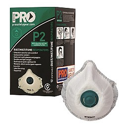 Respirator P2 Mask with VALVE and CARBON Filter  BOX OF 12