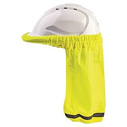 Hard Hat Neck Sun Shade Fluro Yellow Pro Choice Safety Gear