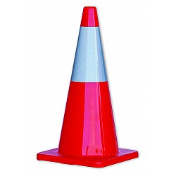 Traffic Cone Reflective Orange Witches Hat 700mm