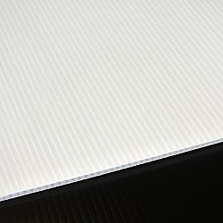 CORRIBOARD White Corrugated Plastic Heavy Duty Board 2200 x 1100 x 10mm 1800GSM
