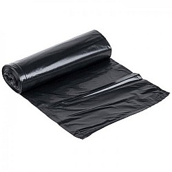 Heavy Duty Waste Bags 1000mm x 500mm x 150UM - ROLL OF 100 Black Bags