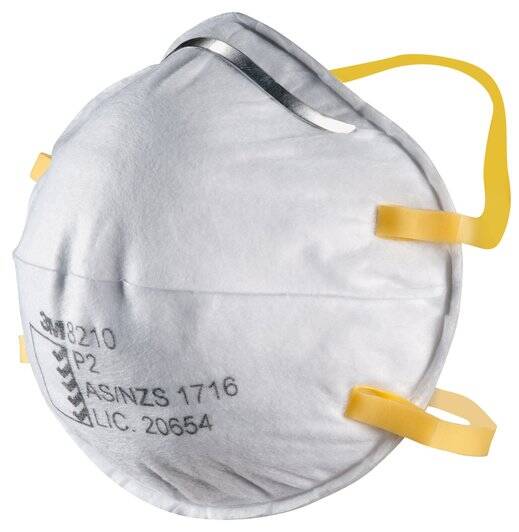 3M Particulate Respirator N95 P2 Mask 8210 BOX of 20 Disposable Respirator Masks