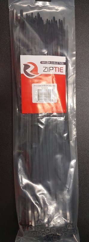 Cable Ties Nylon 4.8mm x 200mm Pack of 100 Lead Stands & Hooks